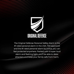 Original Defense® Alarma de autodefensa de sirena (Magenta)
