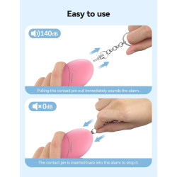 TECKNET Alarma de seguridad personal para mujeres