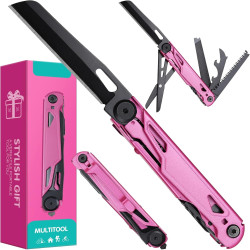 cuchillo de autodefensa rosa, cuchillos de bolsillo para mujer