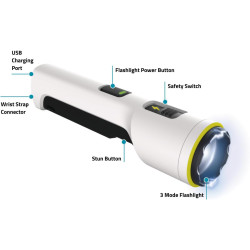 TASER StrikeLight 2 Linterna recargable de autodefensa