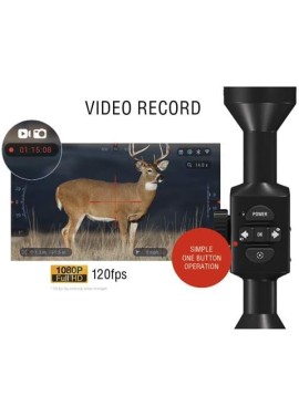 ATN X-Sight-4k Pro Smart Day/Night Scope con video Full HD rec, zoom suave, Bluetooth y Wi-Fi (transmisión, galería y controles)