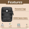 Kit de primeros auxilios EMT Medical IFAK bolsa, Molle Tactical Med bolsa de trauma de emergencia para camping, hogar, coche,