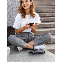 Power-Bank-Solar-Charger - Banco de energía de 42800 mAh, cargador portátil, batería externa 5V3.1A Qc 3.0 carga rápida linterna