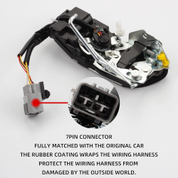 Dasbecan Actuador de bloqueo de puerta delantera izquierda del lado del conductor compatible con Toyota Tacoma 2.4L 2.7L 3.4L