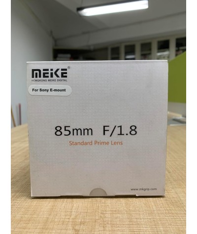 Meike Lente AF STM de marco completo F1.8 de 3.346 in (motor paso a paso), gran apertura de enfoque automático, teleobjetivo