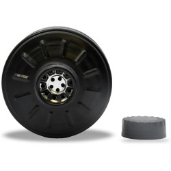 Filtro de máscara de gas Especificaciones de la OTAN NBC para máscaras de gas de 1.575 in Filtro con larga vida útil. 10 años