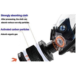 Filtro de máscara de gas Especificaciones de la OTAN NBC para máscaras de gas de 1.575 in Filtro con larga vida útil. 10 años