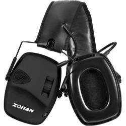 ZOHAN EM054 Electronic Ear Protection for Shooting Range with Sound Amplification Noise Reduction, Ear Muffs for Gun Range