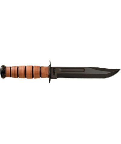 Cuchillo de lucha KA-BAR 1217 de borde recto y tamaño completo